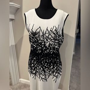Calvin Klein Black & White Dress